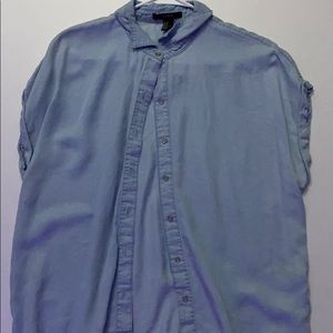 Jean like button up shirt